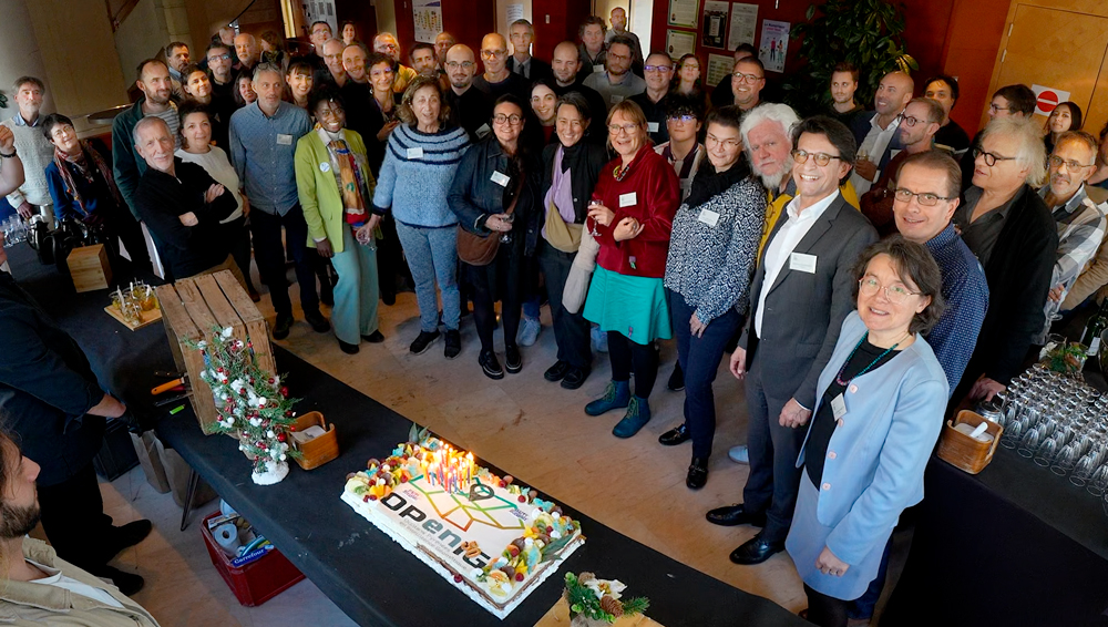 Photo des 30 ans d'OPenIG à Montpellier en décembre 2024