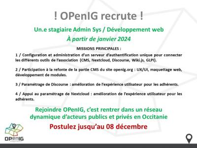 stagiaire Admin Sys
