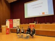 Lancement Journées du CRIG avec un représentant de chaque partenaire : l'Etat, la Région, l'IGN et OPenIG